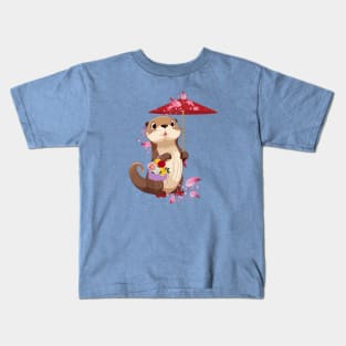 cute otter Kids T-Shirt